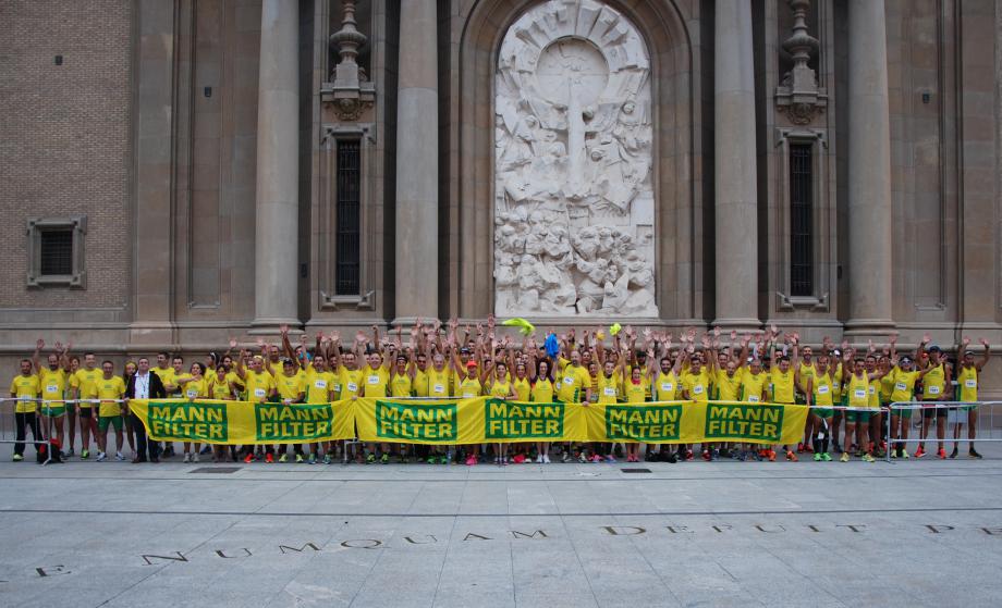 Los corredores de MANN-FILTER recorren más de 5.000 Km en el Maratón y 10K de Zaragoza